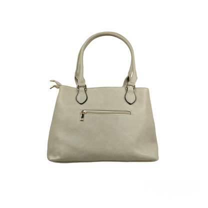 Beige Handtasche